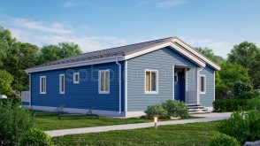 Каркасный дом К-88, 10,5х15 м.