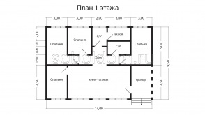 Барн-6, 9,5х14 м.