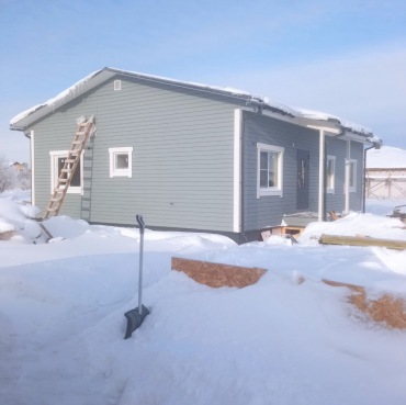 Фото готовых работ - Каркасный дом 12х9 м.