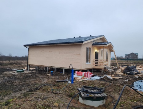 Фото готовых работ - Каркасный дом 10х12 м. (Проект К-191)