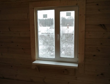 Фото готовых работ - Дом из проф.бруса камерной сушки 6х6 м.