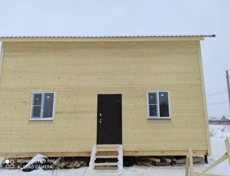 Фото готовых работ - Каркасно-щитовой дом 6х9 м (Проект К-144)