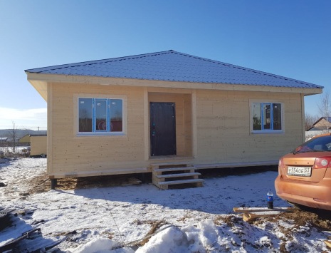 Фото готовых работ - Каркасный дом 10х10 м.