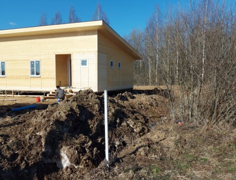 Фото готовых работ - Каркасный дом 10,5х7,5 м
