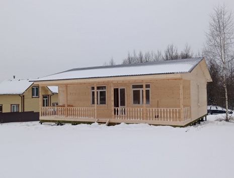 Фото готовых работ - Каркасный дом 11х12,5 м