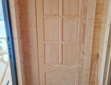 Фото готовых работ - Баня из проф. бруса камерной сушки 8х9 м., с мансардой (Б-55)