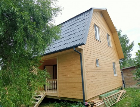 Фото готовых работ - Каркасный дом 7х8 м.