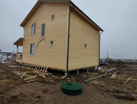 Фото готовых работ - Каркасный дом 11,5 х 8,5 м