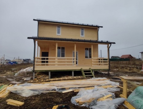 Фото готовых работ - Каркасный дом 11,5 х 8,5 м