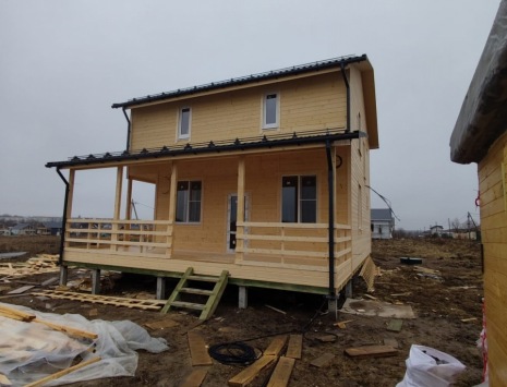 Фото готовых работ - Каркасный дом 11,5 х 8,5 м