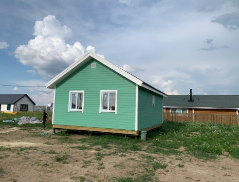 Фото готовых работ - Каркасный дом 6х8 м (Проект К-108)