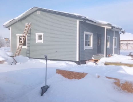 Фото готовых работ - Каркасный дом 12х9 м.