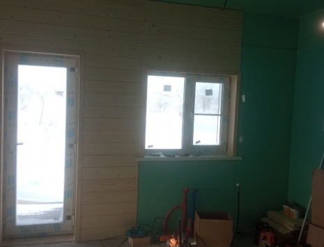 Фото готовых работ - Каркасный дом 12х9 м.