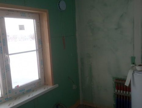 Фото готовых работ - Каркасный дом 12х9 м.