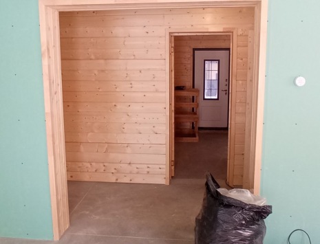 Фото готовых работ - Каркасный дом 12х9 м.