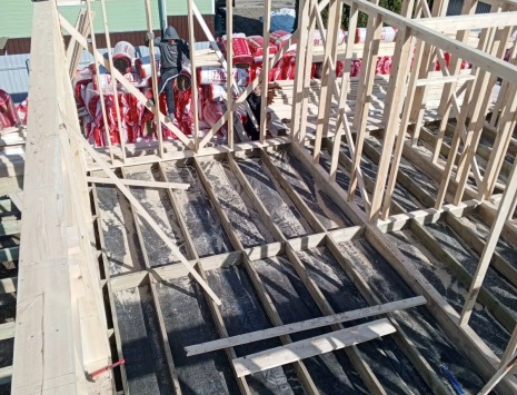 Фото готовых работ - Каркасный дом 12х8,5 м