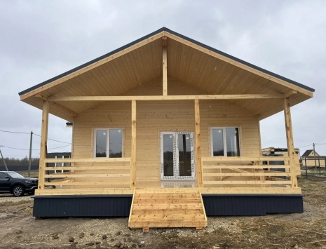 Фото готовых работ - Каркасный дом 11х8 м.