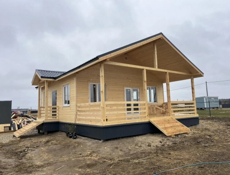 Фото готовых работ - Каркасный дом 11х8 м.