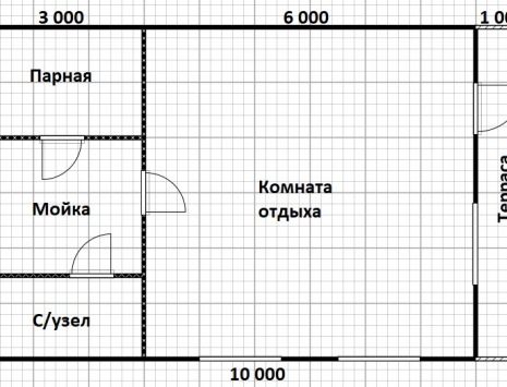 Фото готовых работ - Каркасная баня 6х10 м.