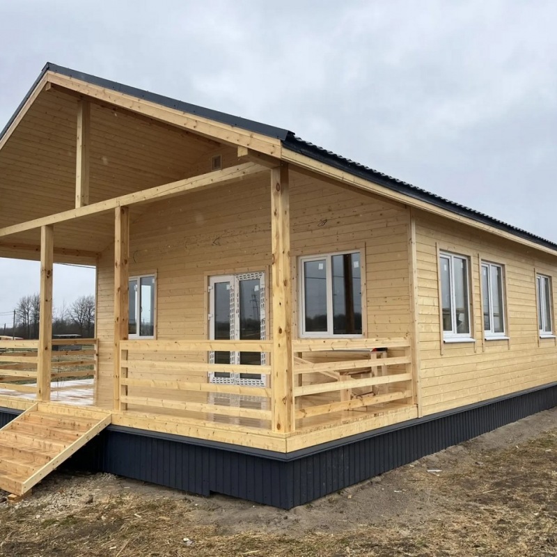 Фото готовых работ - Каркасный дом 11х8 м.